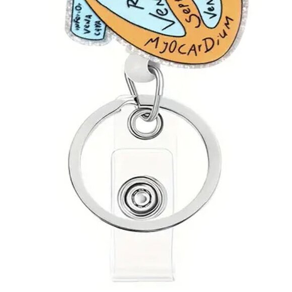 Heart ID, Key, Card Holder for Nurses, Doctors, Nursing Students, Healthcare - Picture 3 of 6